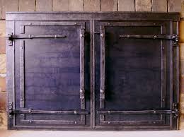 Image Result For Solid Fireplace Doors