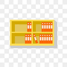 Wall Bookshelf Png Vector Psd And