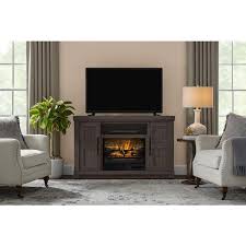 Caufield 54 In Freestanding Electric Fireplace Tv Stand In Honey Ash
