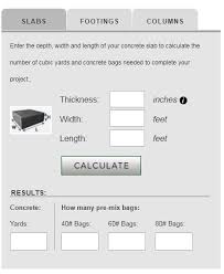 Concrete Calculator Estimate How Much