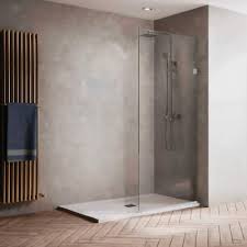 Milan Stationary Panel Shower Screen 30