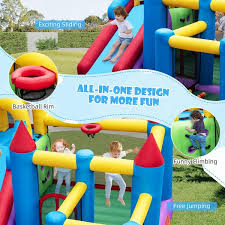 Costway 5 In 1 Inflatable Bounce House