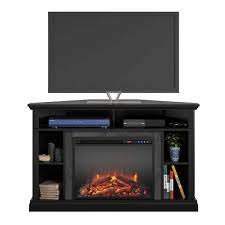 Ameriwood Home Overland Electric Corner Fireplace Up To 50 In Black