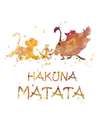 Lion King Hakuna Matata Print