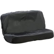 Rear Black Seat Covers Water Resistant