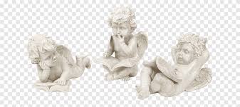 Statue Figurine Cherub Angel Stone