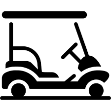 Golf Cart Free Transportation Icons