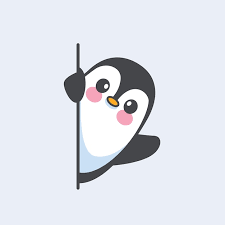 Cute Penguin King Cartoon Icon Vector
