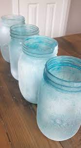 Faux Sea Glass Mason Jars