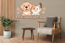 Pet Salon Wall Decals Custom Company