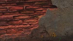 Brick Break Textured Wall Stock Footage
