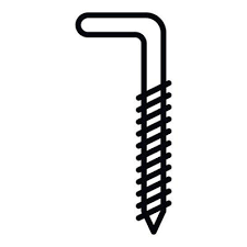 Wall Hook Icon Outline Style 15551844