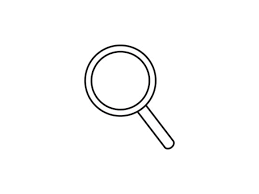 Magnifying Glass Icon Of Business