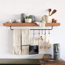 Hang It Up Ledge Shelf With Hooks