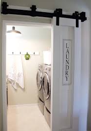 Laundry Room Barn Door Designed Simple