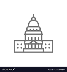 Vector United States Capitol Famous