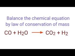 Co H2o Co2 H2 Balance The Chemical