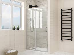 Chrome Aluminum Profile Shower Door