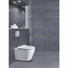 White Wall Mounted Western Toilet For