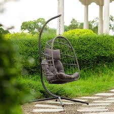 Uv Resistant Wicker Hanging Chair Swing