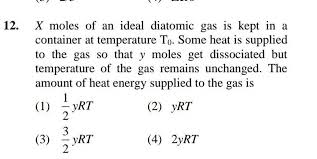 Moles Of An Ideal Diatomic Gas