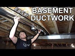 How To Install Ductwork In A Basement