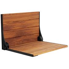 High Back Teak Shower Bench 19 25 X15