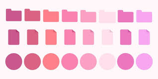 Free Pink Aesthetic Folder Icons With