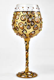 Bling Leopard Wine Glass By Lolita From