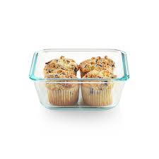Pyrex Glass 4 Cup Square Food Storage