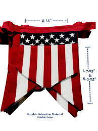 Double Sided American Flag Bunting