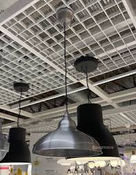 Ikea Ankarspel Pewter Effect Pendant La