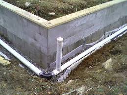 Foundation Drain Tile And Filter Fabric