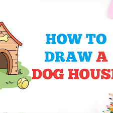 How To Draw A Dog House Really Easy