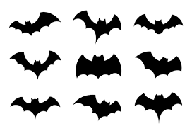 Bat Icon Set Bat Silhouettes