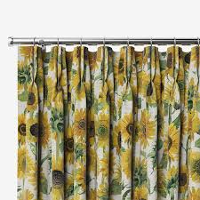 Sunflowers Yellow Curtains