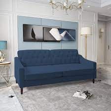 Modern 77 2 Square Arm Sofa Couch