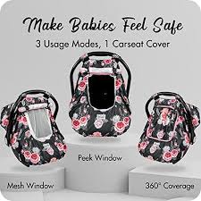 Car Seat Canopy Cotton Baby Car Seat