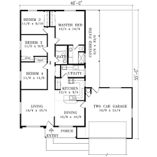 Adobe Southwestern Style House Plan