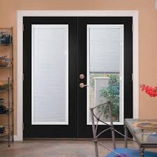 Mini Blind Patio Door In Vinyl Frame
