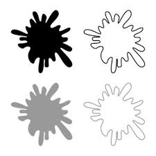 Grey Paint Vector Art Icons And