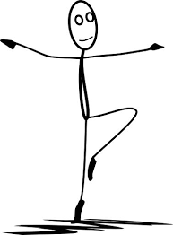 Svg Image Stickman Dancing Figure