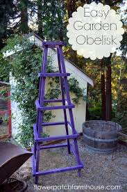 Garden Obelisk Diy Garden Trellis