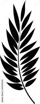 Leaf Icon Tropical Palm Leaf Eco Leaf