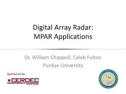 digital array radar mpar s