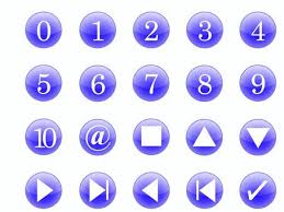 Free Vectors Round Type Icon Set Blue