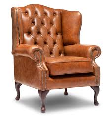Chesterfield High Back Wing Chair In