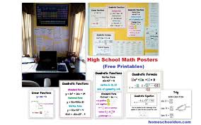 High School Math Posters Free