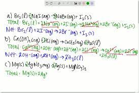 Solved Identify The Spectator Ions