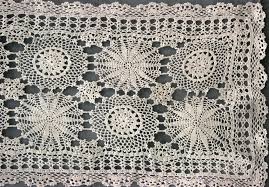 Handmade Crochet Lace Oblong Runner